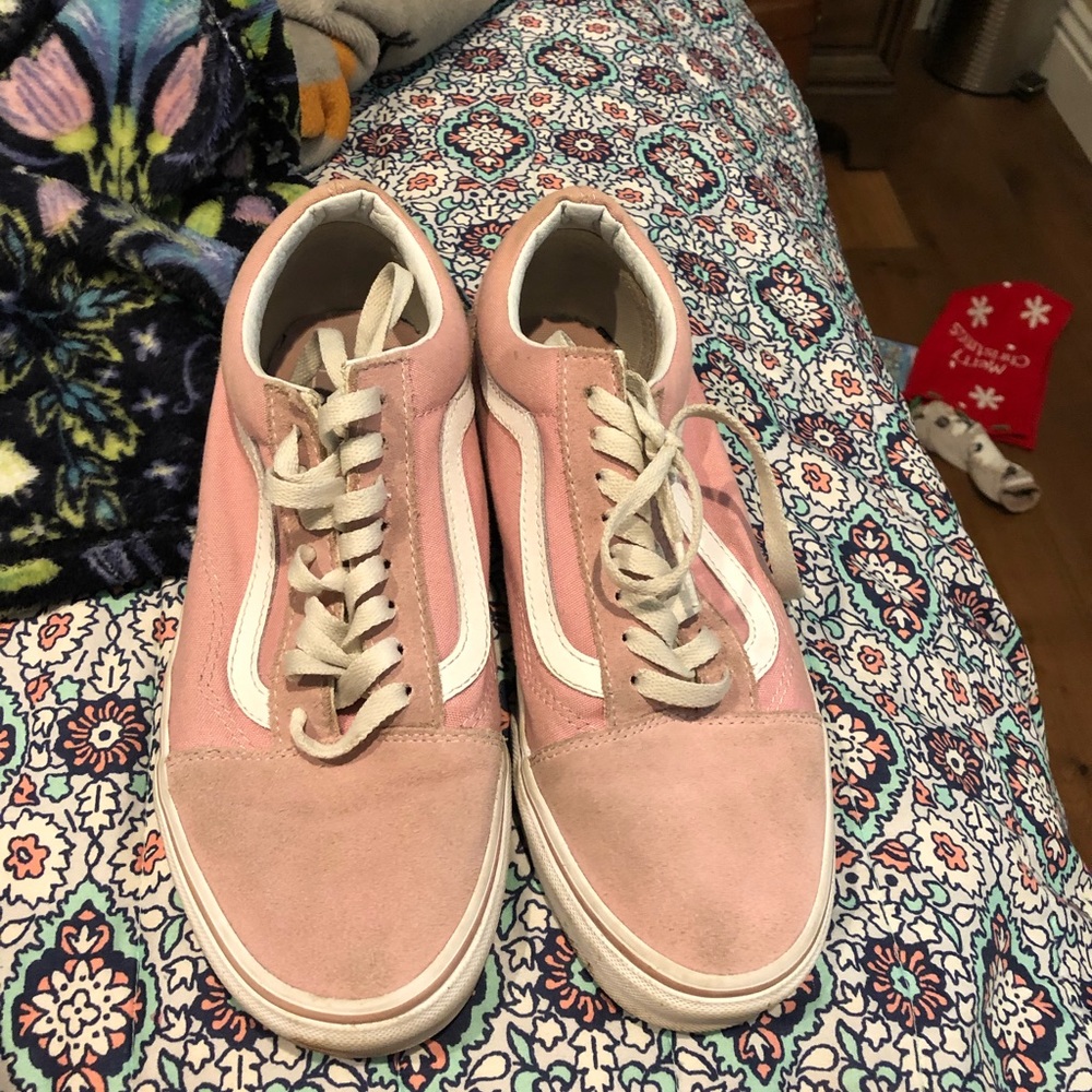 Pink old skool vans